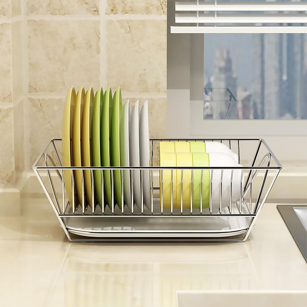 slhsy Large Dish Drying Rack for Kitchen Counter, Durable